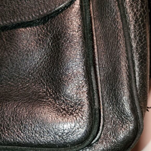 💢Jane August black leather & suede crossbody bag - Picture 8 of 8
